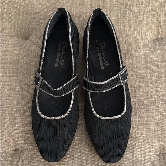 Skechers Cleo Recycled Vegan Washable Knit Mary Janes - Picture 2 of 4